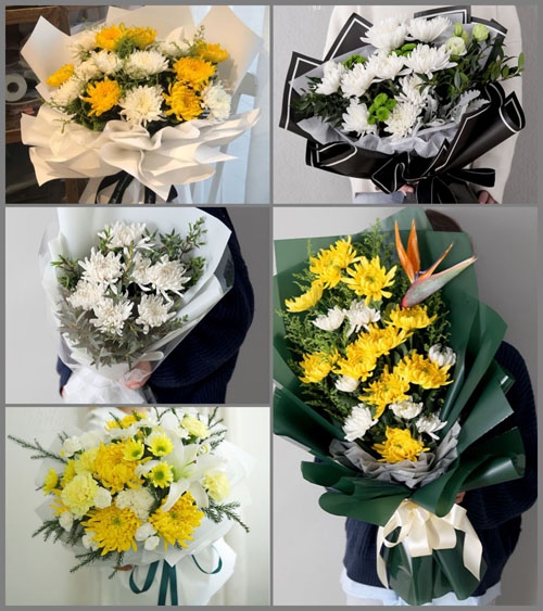 广东汕尾市海丰县赤石镇白事花束代送